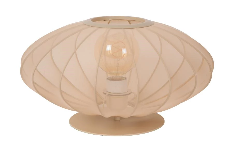 Lucide CORINA - Lampe de table - Ø 40 cm - 1xE27 - Crème - détail